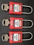 ABUS 74/40 Lockout Tagout Padlock - Red