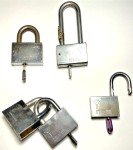 MUL-T-LOCK Vintage Padlocks - Set of 5 Keys