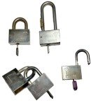 MUL-T-LOCK Vintage Padlocks - Set of 5 Keys