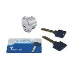 Mul-T-Lock Mortise Cylinder 1 1/8” Satin Chrome