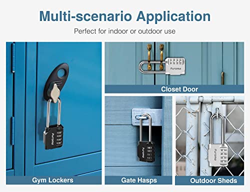 Waterproof Combination Locks for Lockers, Fence, Toolbox