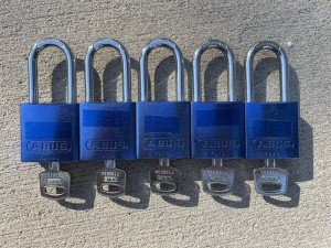 ABUS 72/40 Aluminum Blue Lockout Padlock