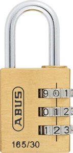 ABUS 165 Combination Lock with Adjustable 3-Digit Code