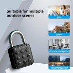 EASTDEER Bluetooth Smart Combination Padlock for Travel