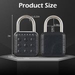 EASTDEER Bluetooth Smart Combination Padlock for Travel
