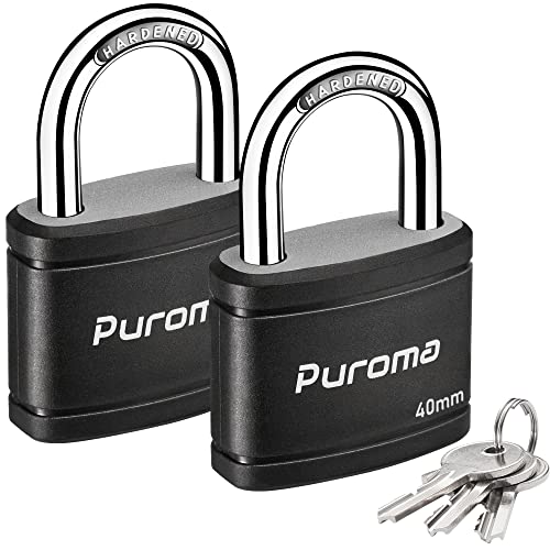 2 Pack Heavy-Duty Locker Locks Set: Unpickable 40mm