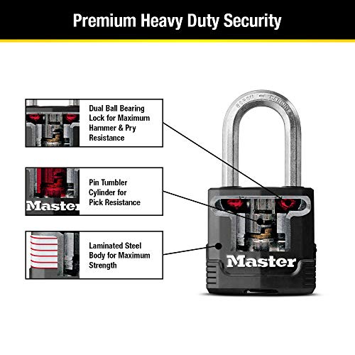 2 Pack of Master Lock Magnum Outdoor Padlocks