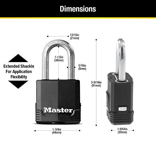 2 Pack of Master Lock Magnum Outdoor Padlocks