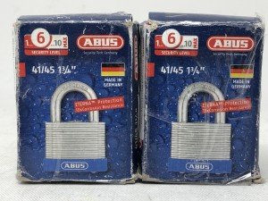 Abus 41/45 Laminated Steel Padlocks - Set of 2
