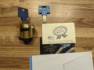 Mul-T-Lock 206B Mortise Cylinder Security Lock Set