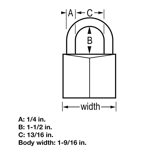 2 Pack Keyed-Alike Unpickable Locks, Black