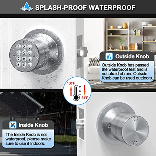 Signstek Smart Code Door Lock, Keypad Entry