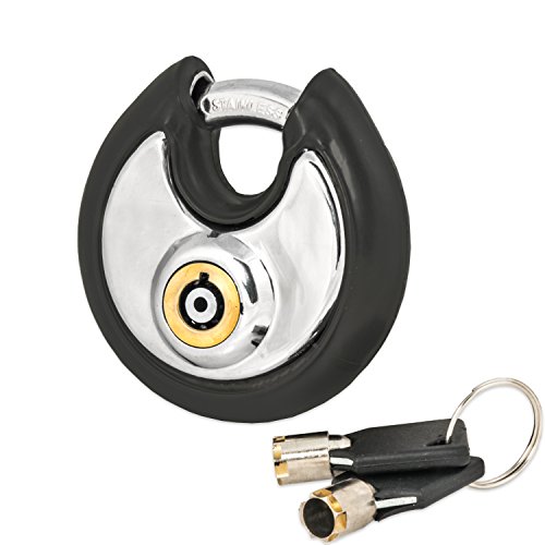 Secure FJM SX-795 Steel Disc Padlock, Keyed Different