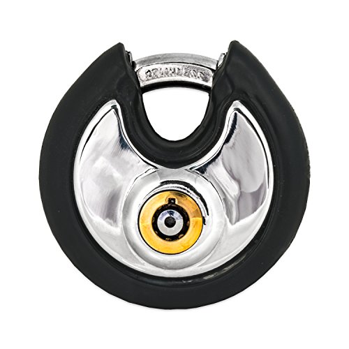 Secure FJM SX-795 Steel Disc Padlock, Keyed Different