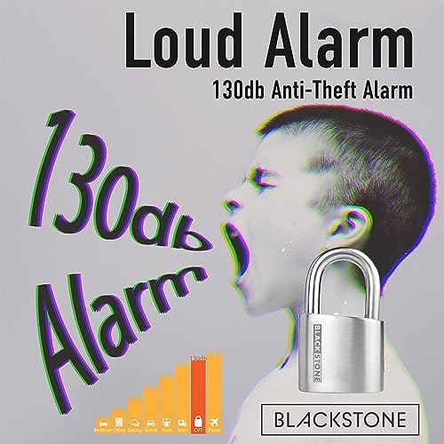 Unpickable Lock: Crystal Vision Anti-Theft 130dB Alarm