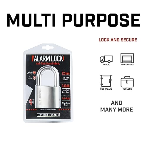 Unpickable Lock: Crystal Vision Anti-Theft 130dB Alarm