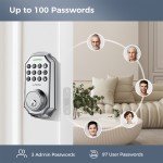 ARPHA Keyless Electronic Door Lock with 100 Codes