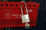 ABUS Silver Lockout Padlock with 3" Shackle