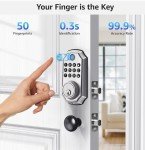 Smart Keyless Entry Door Lock with Fingerprint Access