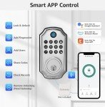 Smart Keyless Entry Door Lock with Fingerprint Access