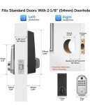 Smart Keyless Entry Door Lock with Fingerprint Access