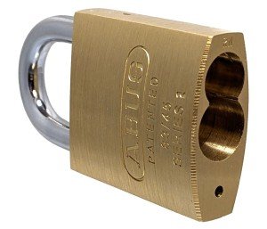 ABUS 83/45 Brass Padlock - No Cylinder