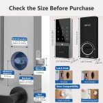 Keyless Smart Lock with Touchscreen and WiFi