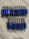 ABUS 72/40 Blue Aluminum Lock with Keys