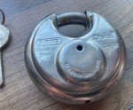 ABUS 24/60 Diskus Stainless Steel Padlock with 2 Keys