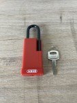 ABUS 74LB/40 Aluminum Lockout Padlock - Red