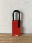 ABUS 74LB/40 Aluminum Lockout Padlock - Red