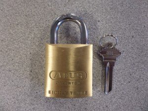 ABUS Rekeyable Brass Padlock with Schlage Keyway