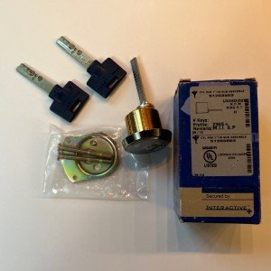 Mul-T-Lock RIM Cylinder 1-1/8" with 2 Keys