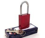 ABUS Titalium Rekeyable Padlock - Red 40mm