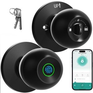Fingerprint Smart Door Lock with Key & App