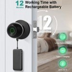 Fingerprint Smart Door Lock with Key & App