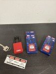ABUS 74/40 Lockout Locks - 2 Pack Red
