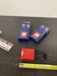 ABUS 74/40 Lockout Locks - 2 Pack Red