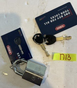 Abus 88/40 Brass Padlock Keyed Alike Set