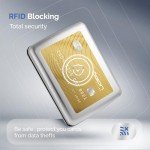 ÖGON Aluminum Wallet with RFID Protection - OSLO Model