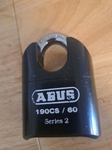 Abus 190Cs/60 4-Digit Combination Padlock - Black