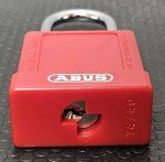 ABUS 74/40 Red Safety Lockout Padlocks (2 Pack)