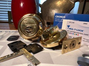 Mul-T-Lock Cronus Grade 2 Deadbolt with Keys