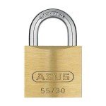 Abus 55/40 Keyed Different Brass Padlock