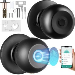 Fingerprint Smart Door Lock with Bluetooth Control