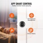 Fingerprint Smart Door Lock with Bluetooth Control