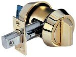 Mul-T-Lock Hercules Single Cylinder Deadbolt - Brass