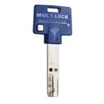 Mul-T-Lock Hercules Single Cylinder Deadbolt - Brass