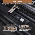 Expandable Carry-On Luggage with USB and Cup Holder