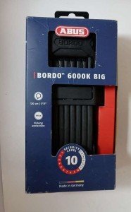 ABUS BORDO 6000K Folding Lock - 120 cm Keyed